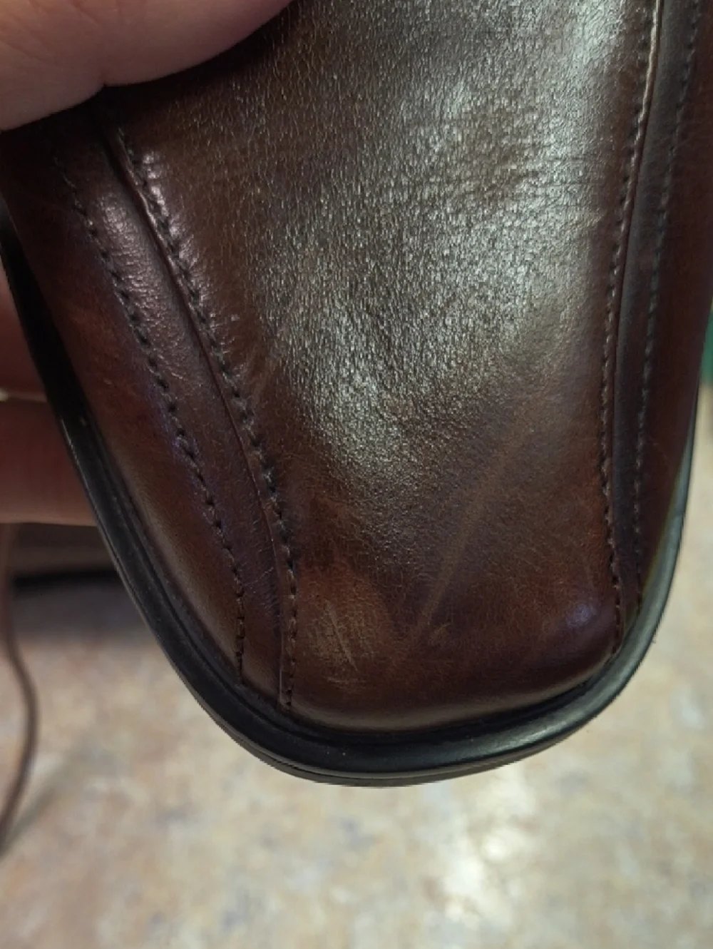 Unstructured By Clarks Men's Dark Brown Leather Derby Lace-Up Shoes